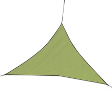 3X3X3M Impermeabile Triplo Angolo Tenda da Sole Tenda da Sole Parasole Tettoia da Giardino Tenda da Giardino Tenda da Vela Verde Chiaro