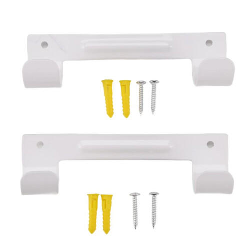 2Pack BüGelbrettbüGel, WandbüGelbretthalter für WaschräUme (Weiß)