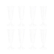 24St Disponibel Champagneglas BäGare Plast Testglas Champagneglas Cocktailglas 4,7 Oz (150 Ml)