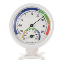 Hygrometer Thermometer Indoor Outdoor Moisture Thermometer 3Inch Humidity Gauge Meter Monitor with Table Stand