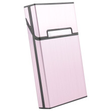 Nuevo Caja de cigarrillo de personalidad creativa pipas de moda ultrafina Caja de cigarrillos de metal delgado Caja de regalo Sostenedor de cigarrillo