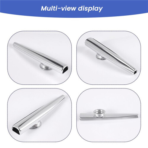 Neu Silber Kazoo Aluminiumlegierung 2