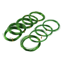 9 Rolls Bonsai Wires Anodized Aluminum Bonsai Training Wire with 3 Sizes (1.0 Mm,1.5 Mm,2.0 Mm),Total 147 Feet (Green)