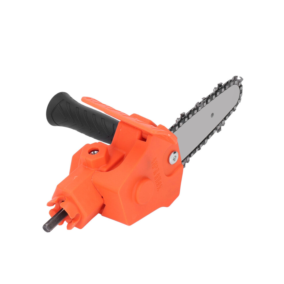 Electric Drill To Electric Saw Adapter Conversion Head Orange Portable Chainsaw 7901374806409