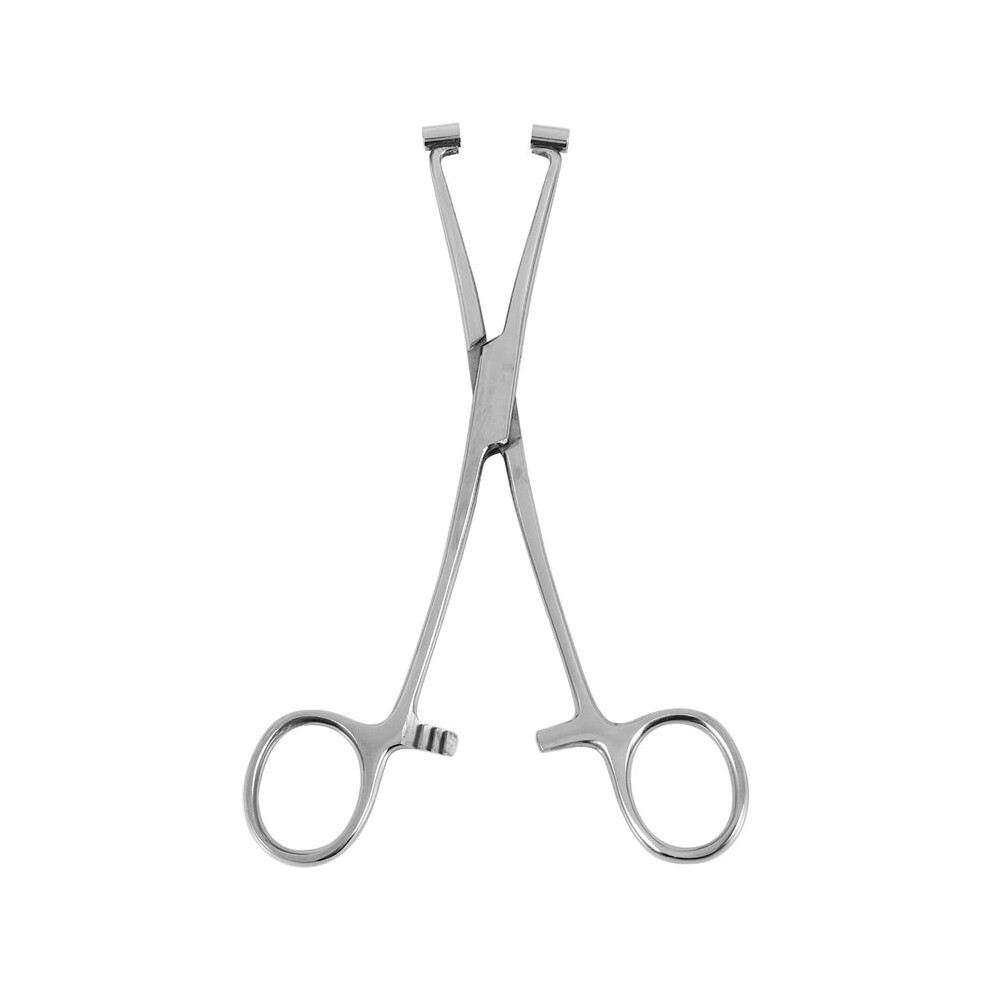 Septum Forcep Stainless Steel Needle Clamp, Body Piercing Tool Professional Puncture Tool for Eyebrow Pierced