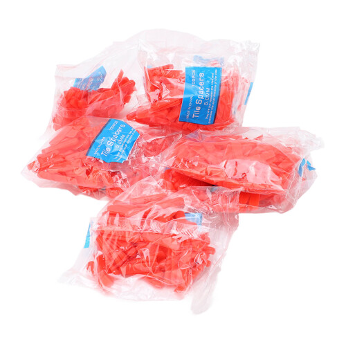 1000PCS Red Tile Leveling Wedges 0.2in for Perfect Tile Alignment 1