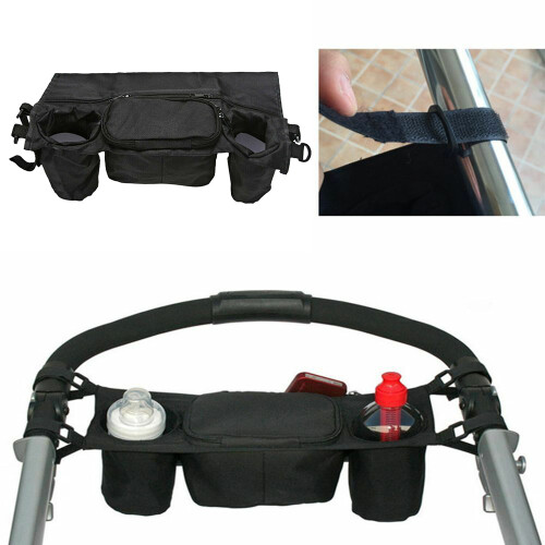 Pram Baby Holder Storage Cup Pushchair Bottle Stroller Buggy Bag Organizer 1
