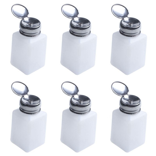 6X 200ML Capacity Liquid Oil Alcohol Dispenser Clear Bottle Container