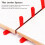 1000PCS Red Tile Leveling Wedges 0.2in for Perfect Tile Alignment 9