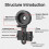 Upgrade Universal Cell Phone Adapter Bracket Clip Mount Rotary Clamp for Binocular Monocular Telescope 3