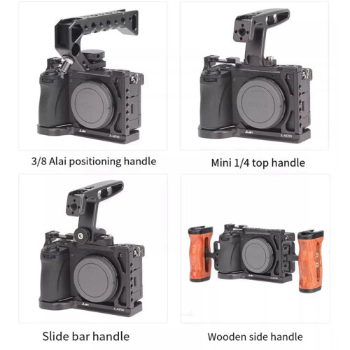 JLwin Camera Rabbit Cage for  A6700 Camera Rabbit Cage Expansion Frame Kit Vertical Shooting Handle Rabbit Cage 2