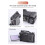 JLwin Camera Rabbit Cage for  A6700 Camera Rabbit Cage Expansion Frame Kit Vertical Shooting Handle Rabbit Cage 9