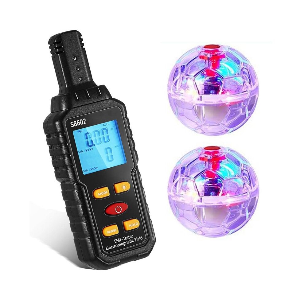 Equipment Kit, Emf Meter With 2 Motion Light Catballs, Emf Meter Detector Equipment 6033955199691