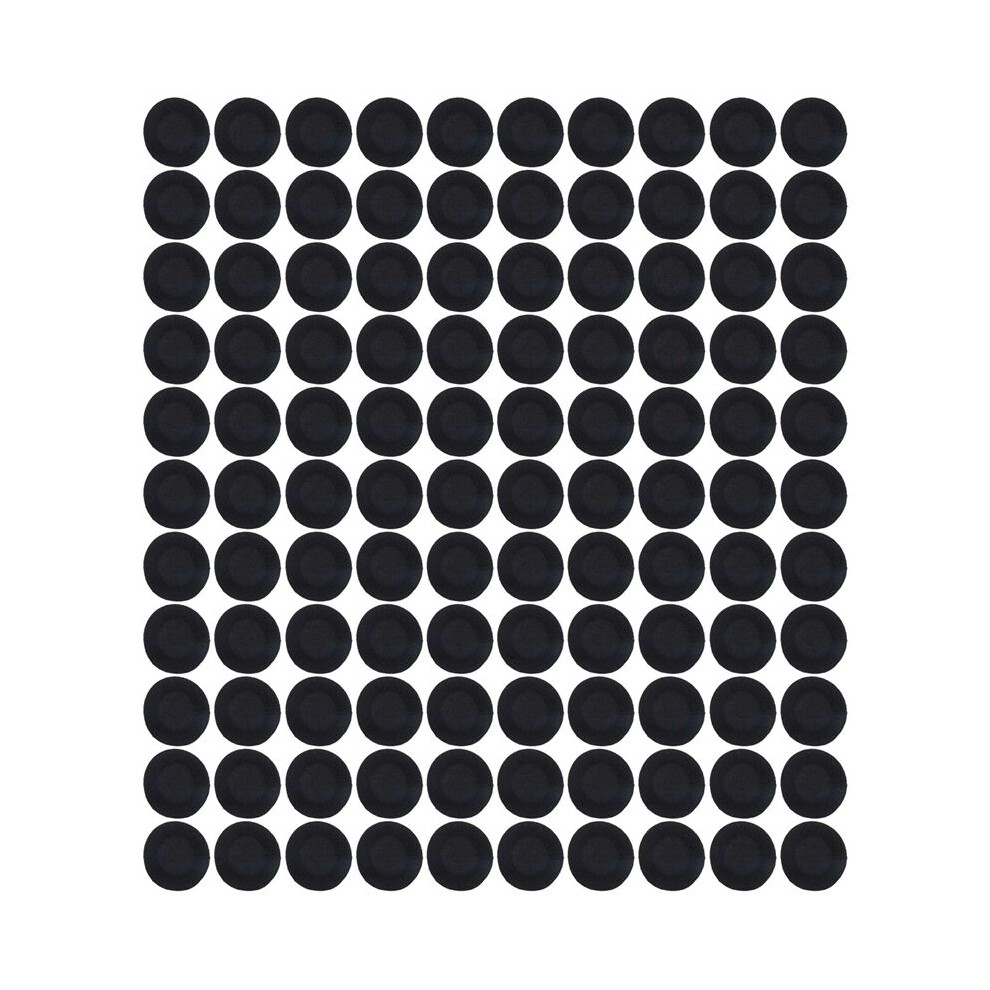 100 Pcs Sponge Earbud Headphone Cap Ear Pads Cover Replacement Black 6032844896833