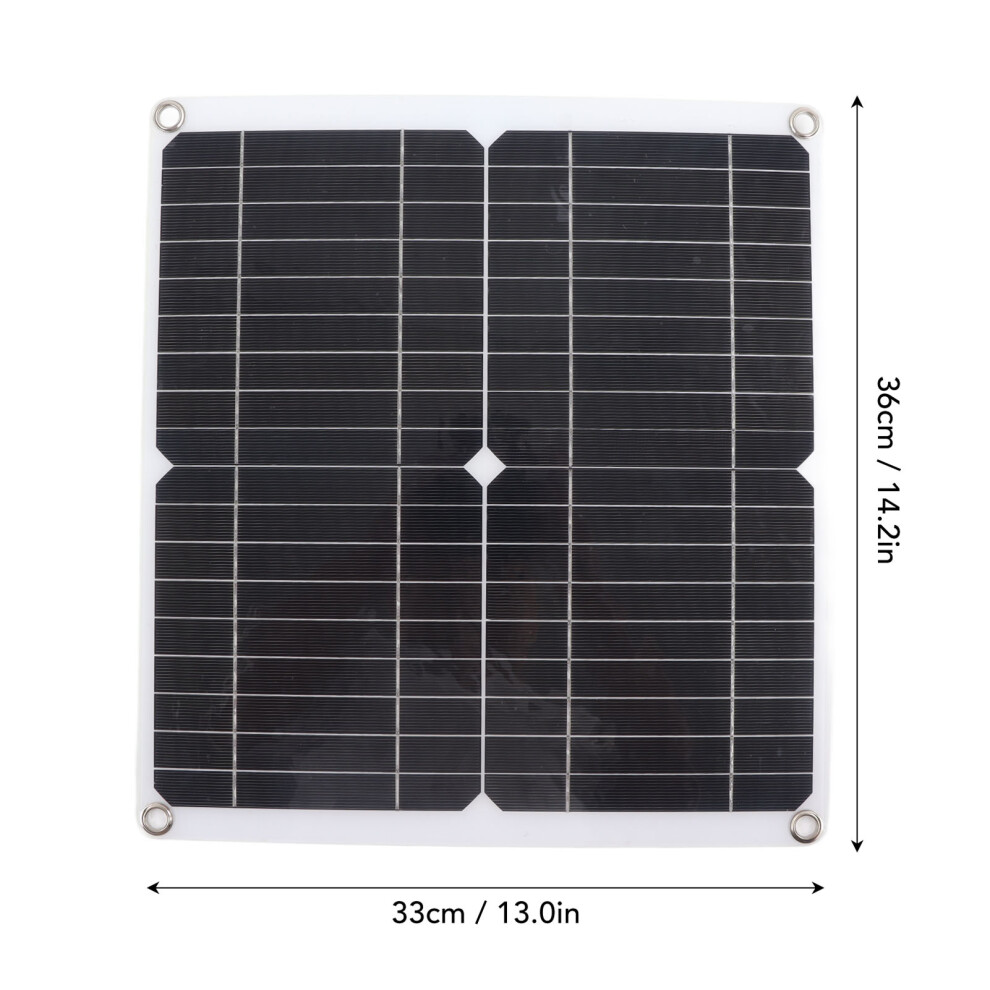 Solarpanel-Kit, 20 W, 12 V, Monokristallin, 7592057915015