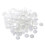 100 Pcs White Soft Sponge Earphone Headphone Ear Pad Cover Replacement 1