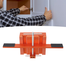 Plantilla de montaje para puerta de armario de aleación de aluminio 382.00 g