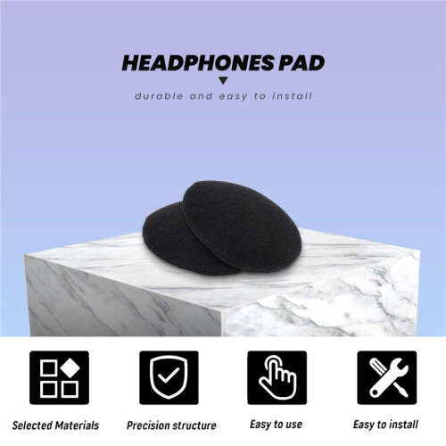 Earpads Foam Cushions Replacement 4 PACK for  -  -  -  -  - Logitec -  -  - Will Fit Most 2