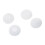 100 Pcs White Soft Sponge Earphone Headphone Ear Pad Cover Replacement 2