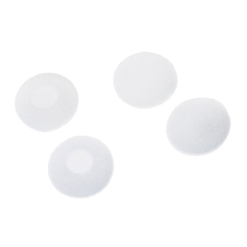 100 Pcs White Soft Sponge Earphone Headphone Ear Pad Cover Replacement 1
