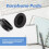 Replacement Earpad Ear Pad Cushions for   1 QC1 Headphones 4
