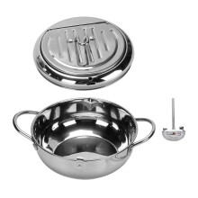 Fritteusentopf aus Edelstahl 304,
