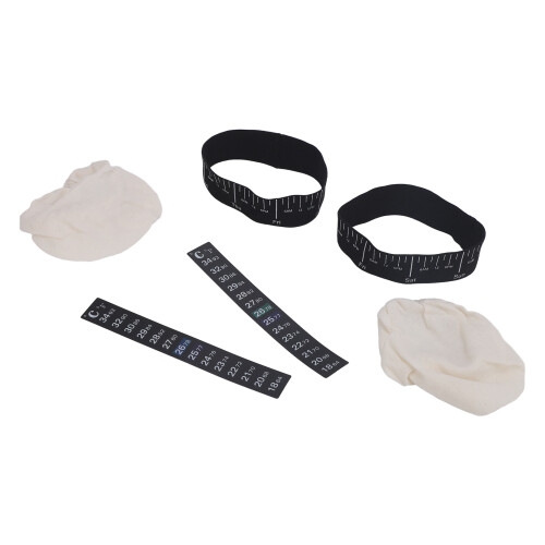 Sauerteig-Starterglas-Set, Stoffabdeckung für 1