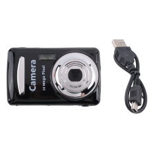Digital Camera,Portable Cameras 16 Million HD Pixel Compact Home Digital Camera for Kids Teens Seniors Black