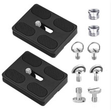 Placa de LiberacióN RáPida de TríPode Universal, Placa Arca Swiss para RóTula de TríPode de CáMara DSLR (PU-50)
