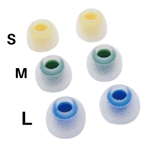 3 Pairs Ear Tip, Replacing Eartips, In-Ear Earphones Silicone Noise Isolating Ear Tip Accessory M 1
