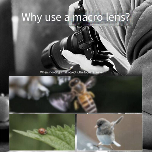 For  Osmo Pocket 3 Macro Lens Pan Tilt Camera Handheld Universal Joint Macro Filter Accessories 1