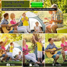 Wifi Camera 4K HD Digitale Videorecorder 180 Draaibare Lens Draagbare Actie Camera Recorder 128G