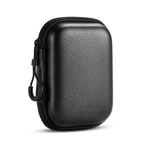 Pebbled Portable  Hard Shell Digital Gadgets Storage Bag Earphone Charger Case Plug Data Cable U Disk Organizer A