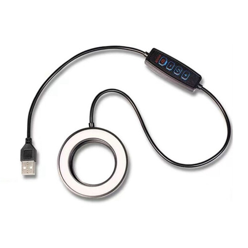7W LED Ring Light 67mm Dimmable Fill Light for     Cameras Universal Macro Photography Tools