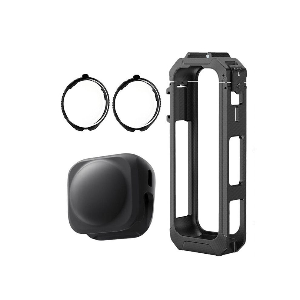 For X5 Camera Accessories Kit Lens Guards Pc Frame Cage Silicone Lens Cap For Insta 360 X5 Camera 4713295157590