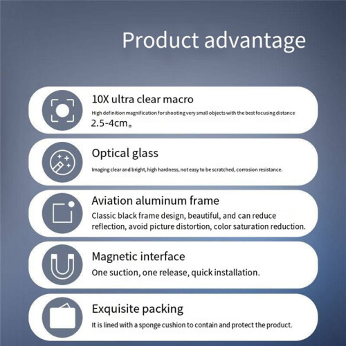 For  Osmo Pocket 3 Macro Lens Pan Tilt Camera Handheld Universal Joint Macro Filter Accessories 2