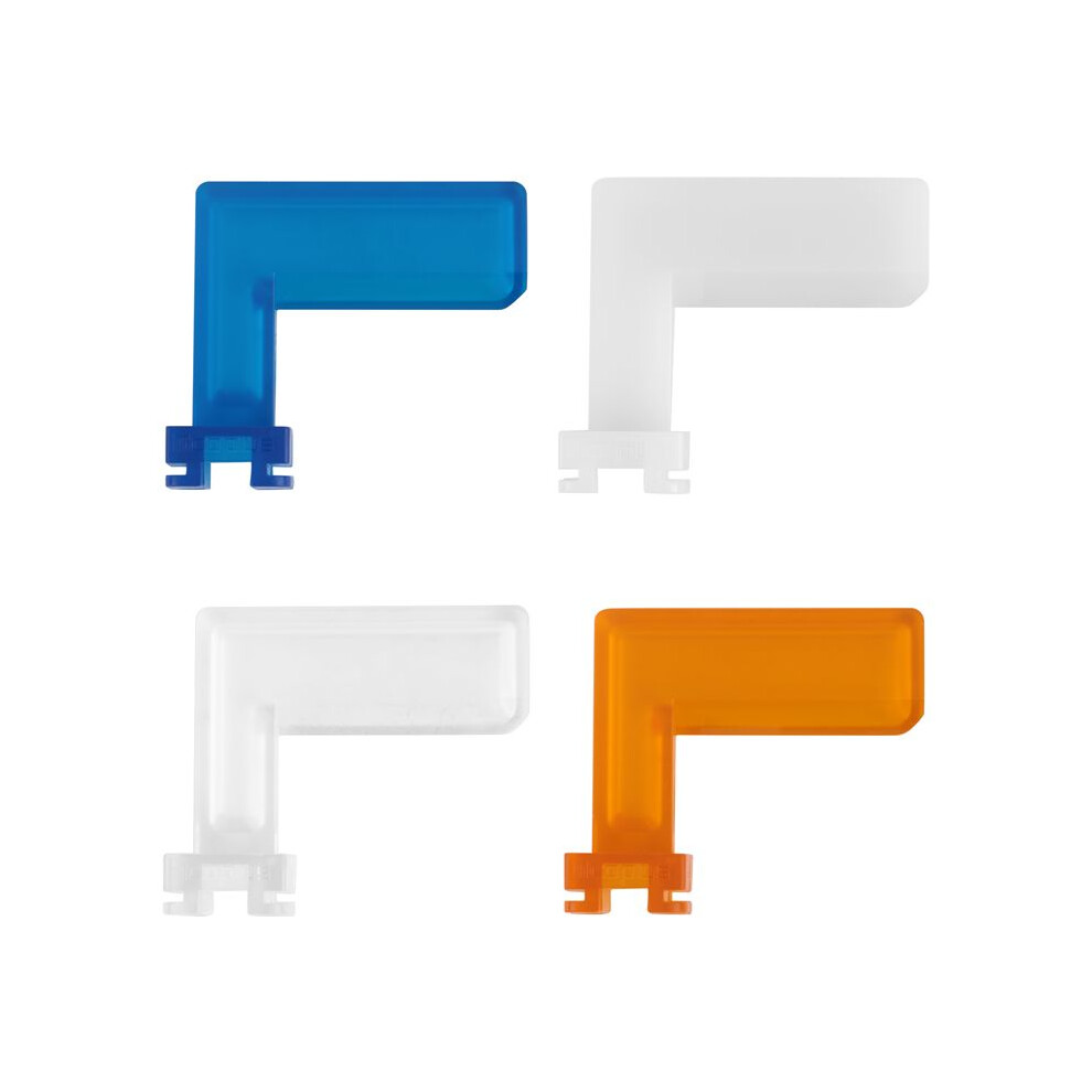 4 Color 4 In 1 Camera Flash Diffuser Cover For A6500 A6400 A6300 A6100 A6000 Nex6 Nex7 Dslr Flash Bounce Diffuser Orange/White 4713004727649