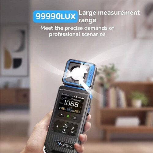 FPM-02  Light Meter Digital Professional Luxometer 99990Lux Illuminometer Photometer Light Lux Meter 1