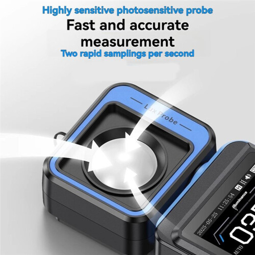 FPM-02  Light Meter Digital Professional Luxometer 99990Lux Illuminometer Photometer Light Lux Meter 2
