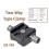 QR-50B Double-Layer Quick Release Clamp Holder Panoramic Shooting  Clamp  for Arca Swiss Macro Plate Tripod 2