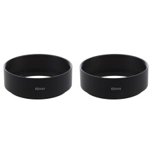 2Stück 62mm Schraubmontage Metall Objektivdeckel Fuer Digitalkamera