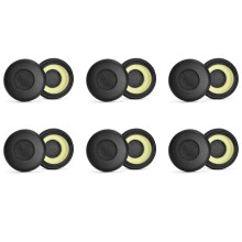 6Pair Sponge Ear Pads Cushion Cover Earpads Replacement for Evolve 20 20Se 30 30II 40 65 65+ Headset