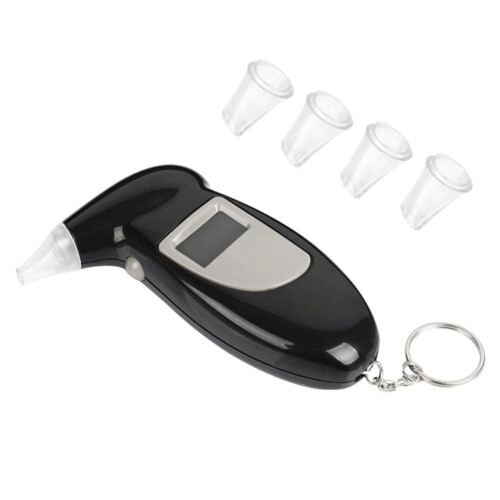 Breathalyzer Alcohol Tester with  Precision Sensor and Clear LCD Display for  Use Ref: 9686