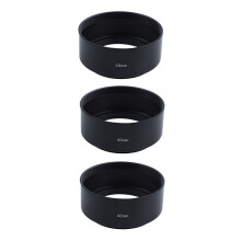 3Stück 46Mm Bahmen Standard Metall Gegenlichtblende für