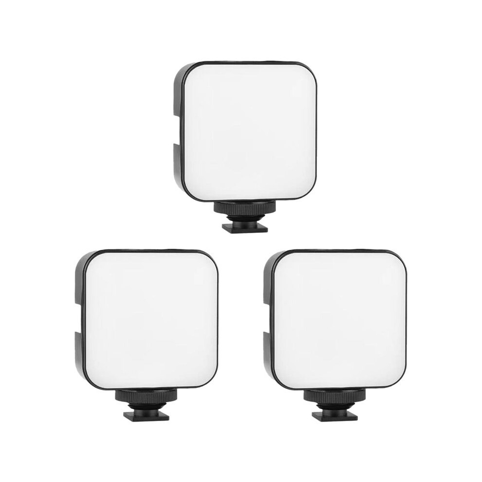 3X Led Video Photography 2W Dimmable 6500K Fill Panel Lamp For Camera Smartphone Laptop Light 4713361925863