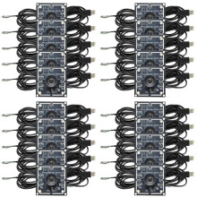 20PCS 100 Degree Camera Module 1MP OV9732 1280X720 USB Free Driver Manual Focus, with 2 Meter Cable for Winxp/7/8/10