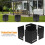 Adjustable Post Protector Sleeve for Mailbox and Fence, Durable Iron Construction, Universal Fit 3