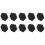 10Pcs Hexagonal Akustikschaum Flammhemmend Hohe 9