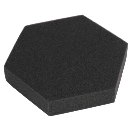 10Pcs High Density Hexagonal Acoustic Foam Panels 30x30cm 2