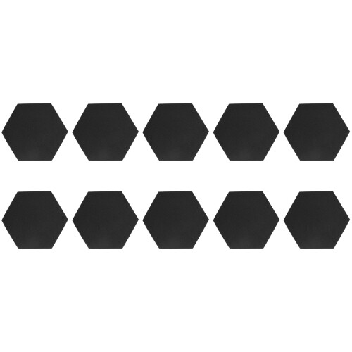 10Pcs High Density Hexagonal Acoustic Foam Panels 30x30cm 1